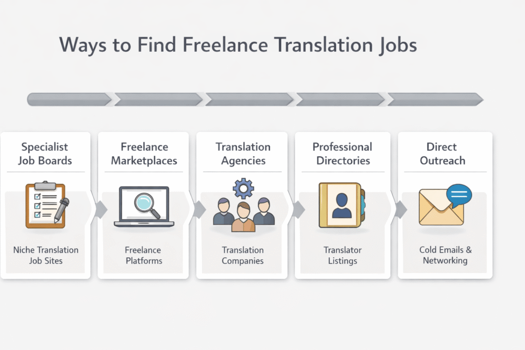 Five channels for finding freelance translation opportunities online
