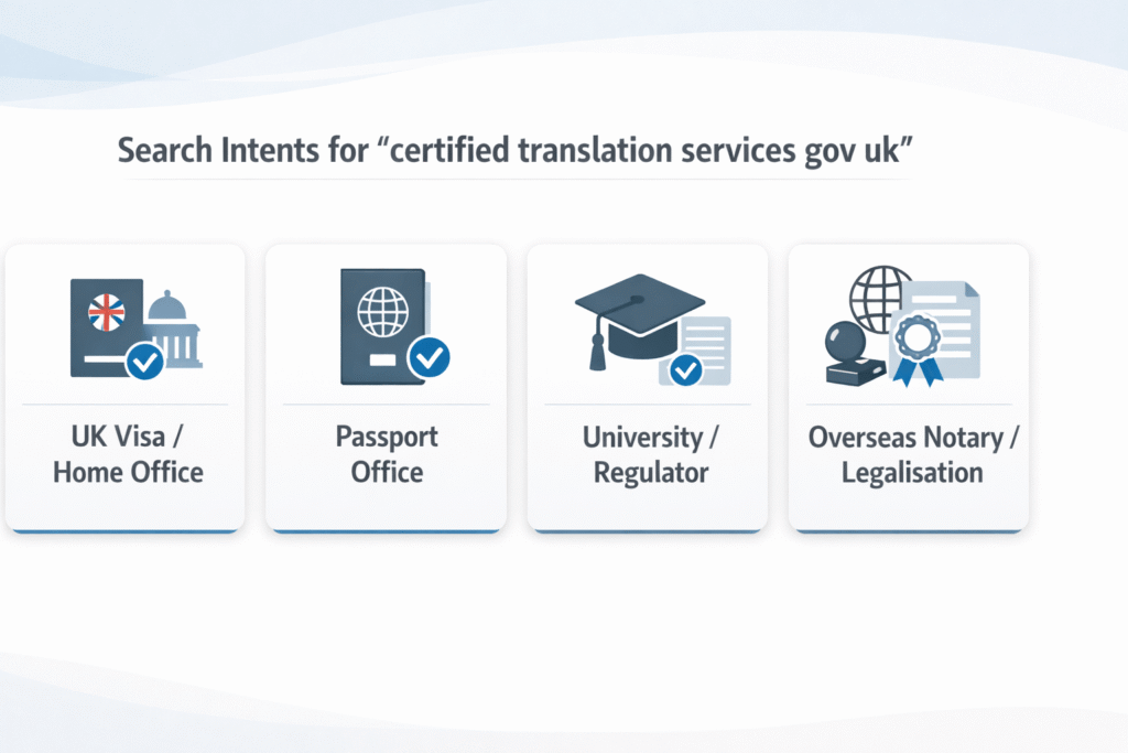 Four common meanings behind the search certified translation services gov uk