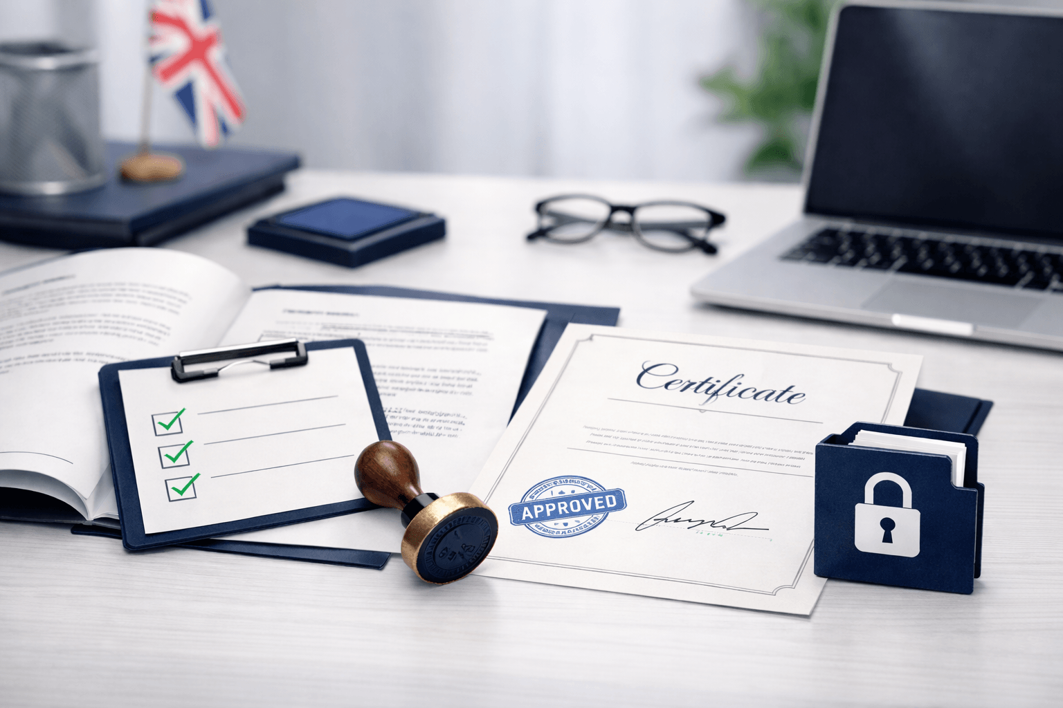 Registered translator UK credential check with certified document and verification checklist