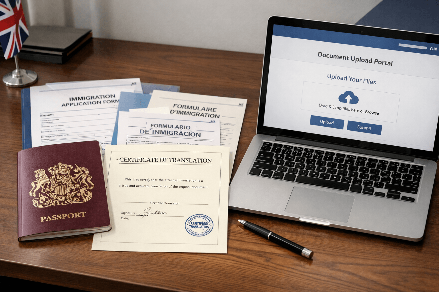 priority visa translation service UK document pack ready for fast submission
