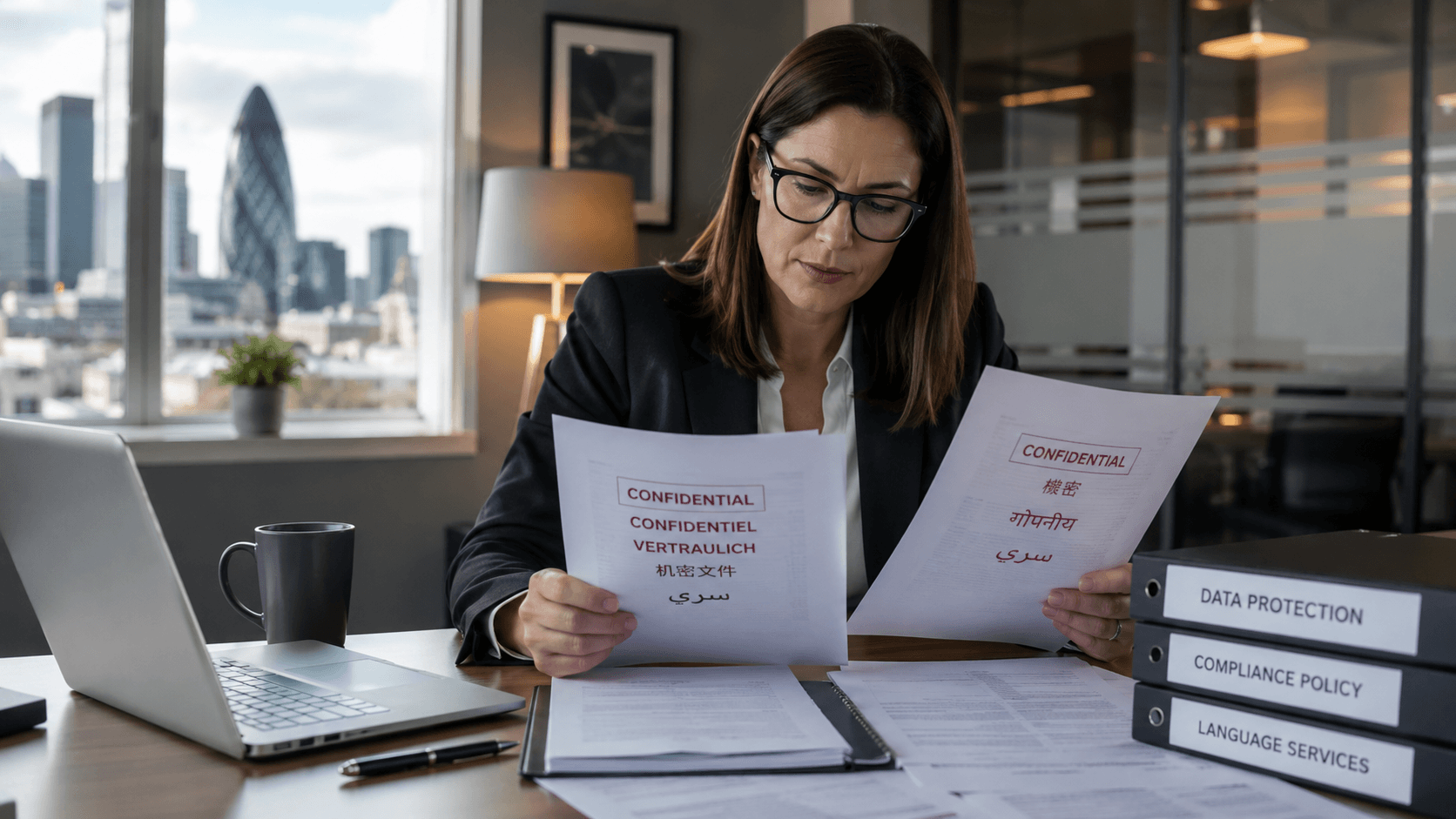 GDPR safe translation workflow for UK businesses handling confidential documents