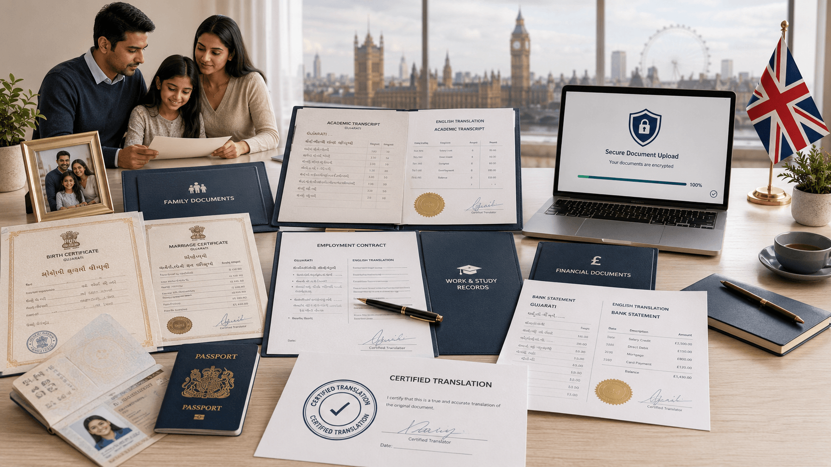 Gujarati Translation Services UK: For Families, Work and Finance