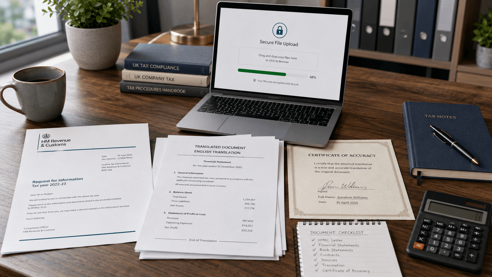 HMRC Document Translation: How to Translate Tax Letters and Evidence