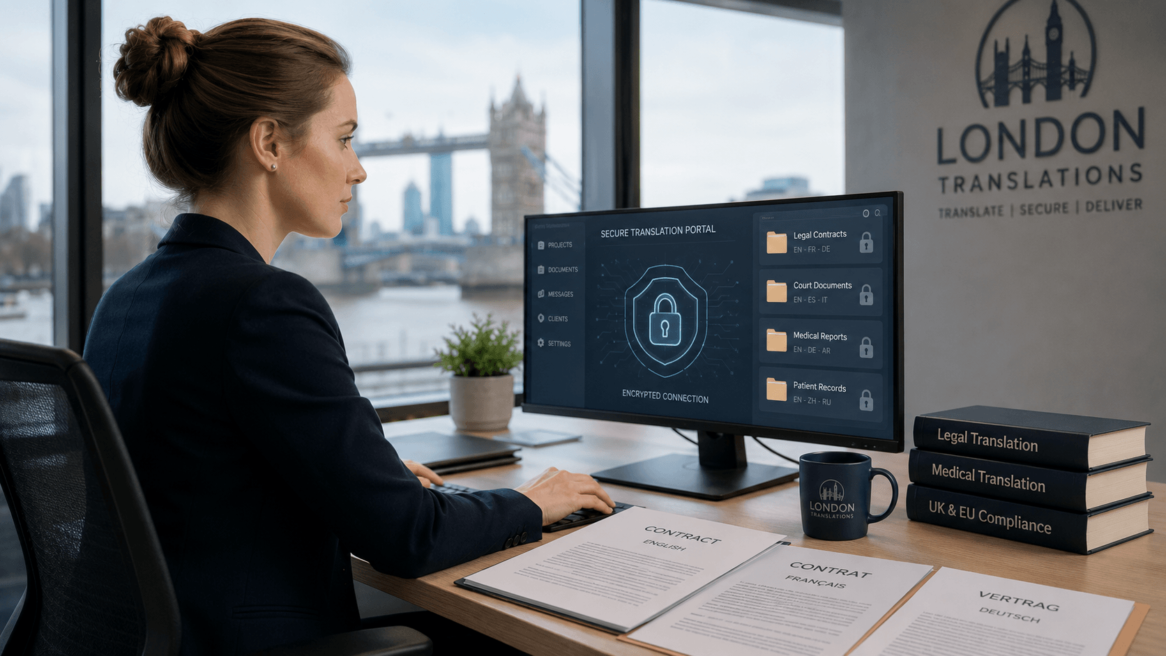 ISO 27001 translation agency UK handling sensitive files securely